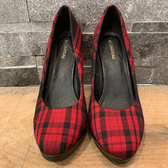 Gorgeous Plaid Heels - Picture 4 of 9